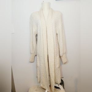 Monto Par Le Chois Vintage Womens Beige Knitted Oversized Cardigan size Sm